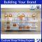 Factory Price Retail Handbag Shop Fitting Shelves With LED light For Bag Display