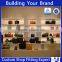 Professional supplier brings good quality wood shelves for shops