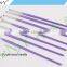 ANY Purple Wood Handle Cheap 7 Pieces Nail Art Brush Set