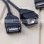 Right Angle Micro USB OTG to USB 2.0 Adapter New