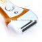 Portable facial and body shaver for women with ergonomic design