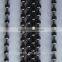 Decorative hanging metal bead curtain