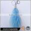 China Best Selling High Quality Custom Cute Fox Fur Charm Keychain