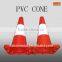 road safety equipment colored PVC traffic safety cones