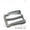 Cheap men's thin type low-weight 35mm 40mm 32mm shiny gun metal alloy pin buckle