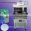 solder paste printer process/semi automatic solder paste printing SP500/SMT PCB solder paste printing machine