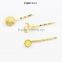 Women girls nautical ocean style gold starfish shell hairpin hair clip jewelry