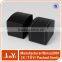 Black sturdy empty customised pu leather gift box