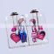 Accept customized picture crystal vials mini perfume bottle pendant neklaces rice art DIY jewelry for girls or lovers