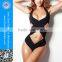 Domi Classic Black One Piece Bikini Swimwear,sexy Bandage Women Swimming Wear