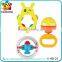Non-toxic plastic baby rattle toys gift set for promotion