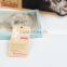 Fabric-cardboard Combined Personalized Garment Hangtag With Eyelet