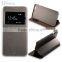 wholesale Stripe filp leather case with single window for HTC Desire 628