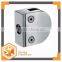 PSS/SSS Zinc alloy Camber Glass clamp brace 0degree chrome plated easy install door control shower door glass clips