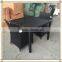 UV resistant Black sqaure cafe table (T506)
