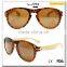 Mr.Wood Wooden Sunglasses 2015 Spring Hinge Plastic Leopard Color Frame Bamboo Sunglass Bamboo Leg
