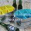 Customize gold dots frosted commer cialstainless steel colorful metal ice bucket