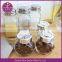 New products Travel BBQ tool set with Stainless Steel and glass salt and peper shaker