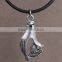 3.0mm Black adjustable vintage DIY duck tattoo rubber necklace