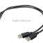 USB 2.0 a Power Enhancer Y 1 Female to 2 Male Data Charge Cable Extension Cord