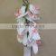 72cm Real touch white butterfly orchid for wedding favors FABRIC FLOWER