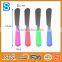 12cm cheap custom design butter spread knife with plastic handle