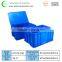 610x420x260mm plastic crate container with lid
