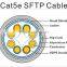 High quality cat6 sftp bare copper cable 23AWG cat6 network wire