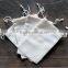 blank muslin cotton canvas drawstring bag folding shopping color bag
