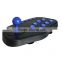 Usb arcade joystick for pc game 8 buttons all black pc controller computer game hardware portable Joystick consoles