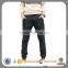 wholesale cotton drop crotch harem pants tapered denim jogger