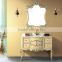 WTS-1388 2016 new product customized furniture Bathroom cabinets Vanities and yellow Countertops