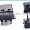 New products 2016 singapore adapter plug 2 pin to 3 pin travel adapter