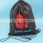 Hot 190T Polyester drawstring soccer ball bag