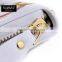 fashion zippered ladies long purse women wallets clutches genuine leather