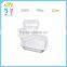 High quality pp material white storage basket plastic basket