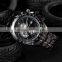 CURREN Black Men's Stainless Steel Analog Date Sport Quartz Watch