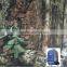 TPU Coated 420D Woodland Camouflage Polyester Oxford Fabric with PU Coated for Outdoor Backpack