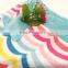 Colorful Wave Printing Mermaid Tail Blanket Sleep Bag With a Star Pocket