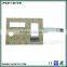 Clear transparent window cutout metal dome membrane switch keypad