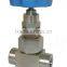 high pressure stainless steel BSP thread needle valve