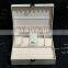 Chinese Factories Wholesale Custom Luxurious Leather Jewelry Box, White Beautiful Watch Box