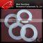 Black/white round flat nylon rubber washer