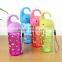 350ml elephant style Plastic BPA free PE Sports Water Bottle,Custom Logo Sports Bottle with Nozzle