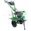 Garden cultivators, light rotary tiller with tool kit