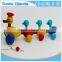 colorful Pull Along duck family Wooden Toy wiggles as you pull they makea fun baby