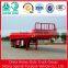 China factory 3 axle side wall semi trailer/ 40ft flatbed container trailer / bulk cargo trailer truck for sale