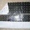 pe black & silver agriculture mulch film/black & silver mulch film with hole