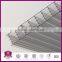 10mm Five Rectangle Structure Transparent Multiwall Polycarbonate Sheet For Greenhouse Heat Insulation Double UV Protector