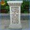 Rose designed fiberstone/ fiberglass flower pot stand column